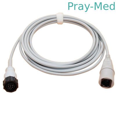 Bard 8 Pin xâm lấn huyết áp cáp 5.0 đường kính Abbott với màu đen