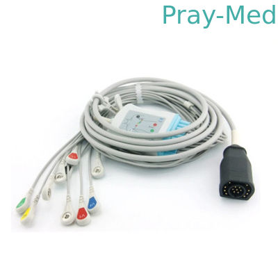 Bộ khuyếch tán Zoll 10 dây cáp chằng chịt, Cáp trục ECG dành cho M / E Series