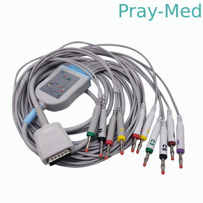 Tương thích Cáp Mortara Burdick Eclipse EKG 007704 012-0844-00 012-0844-01 Chiều dài 3,6m