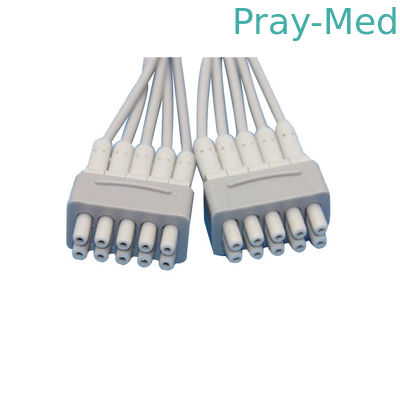 Hellige / GE MAC500 Ekg dây, Ekg Cáp y tế với Banana 4.0mm / Clip